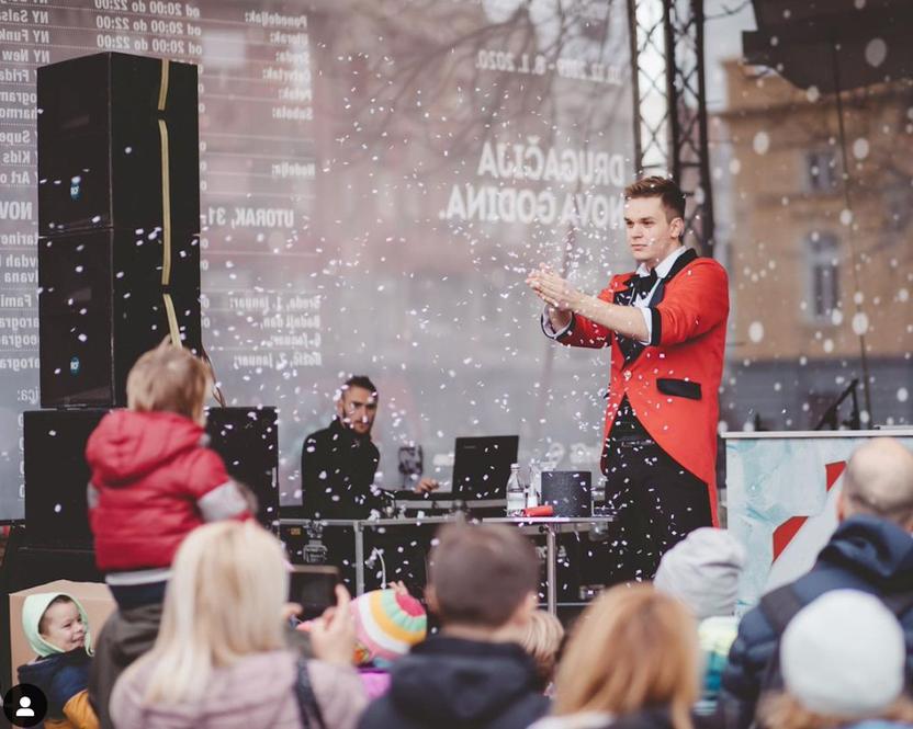 Beograd, Coca Cola New Year District, Novogodišnja predstava